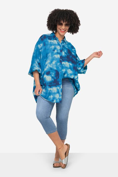 Produktbild Angel of Style Musselin-Hemdbluse, Batikmuster (52)