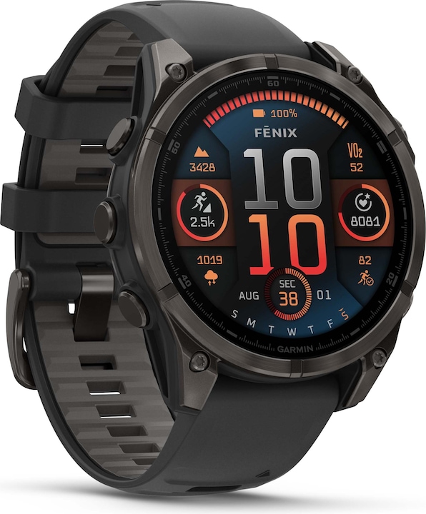 Actual product image Garmin Fenix 8 AMOLED Sapphire Titan (47 mm)