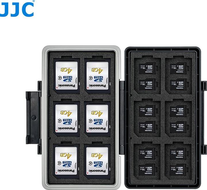 Produktbild JJC Memory Card Case Capable of storing 24 MSD+12 SD cards
