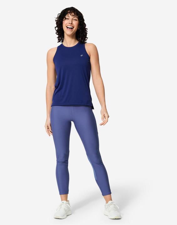 Actual product image Domyos Top Damen gerader Schnitt - dunkelblau (XS)