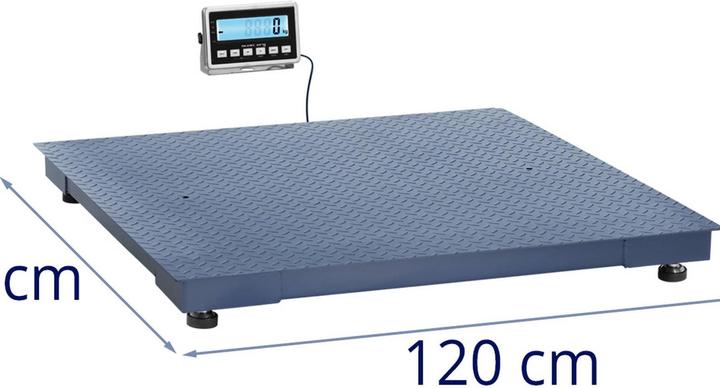 Actual product image Steinberg Floor scale - 1000 kg / 0.2 kg - 1200 x 1200 mm - LCD