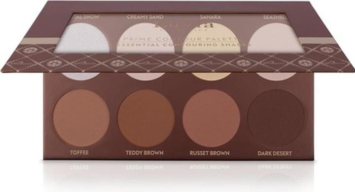 Luvia Cosmetics Professionelle Contour Palette 8 Farben Puder Kit Contour Highlight Set Make-Up Vegan Cruelty Free C (Nude, Highlighter, 150 g)