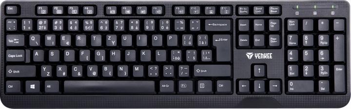 Yenkee 1002CS keyboard with cable Black CZ + SK (YKB 1002CS) (DE, Cable)