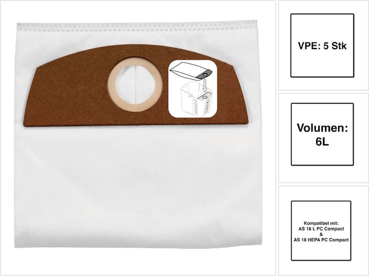 Actual product image Metabo Filter bag