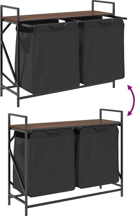 Braun, Braun Eichen-Optik, Schwarz