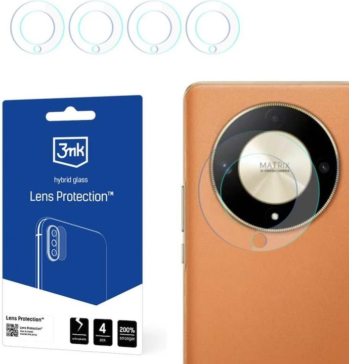 Produktbild 3MK Lens Protection™ Hybrid-Kameraglas für Honor Magic6 Lite 5G (1 Stück, Honor Magic6 Lite)