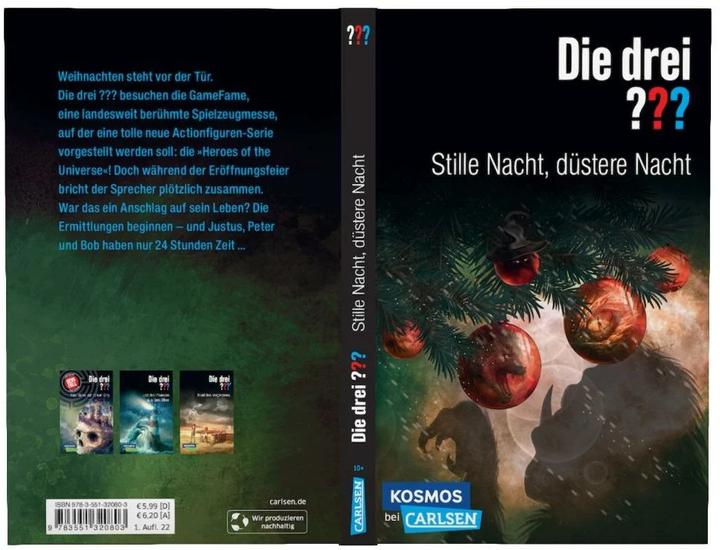 Actual product image Die drei???: Stille Nacht, düstere Nacht (Hendrik Buchna, German)