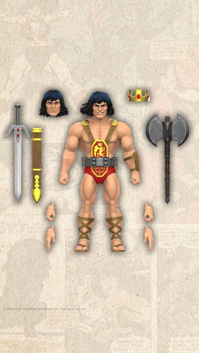 Actual product image Super7 Conan the Barbarian Ultimates action figure Kull The Conqueror 18 cm
