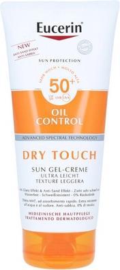 Actual product image Eucerin Dry Touch Oil Control SPF 50+ (Sun Gel-Creme) 200 ml (Suntan cream, SPF 50+, 200 ml)