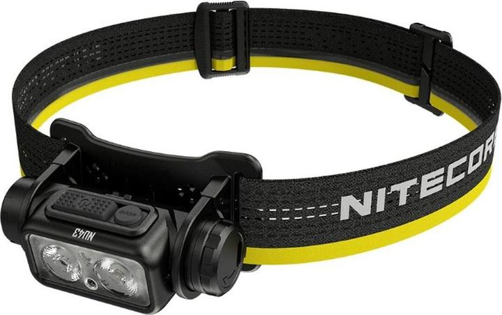 Image du produit Nitecore NU43 Noir, Jaune Lampe de poche frontale LED (1400 lm)