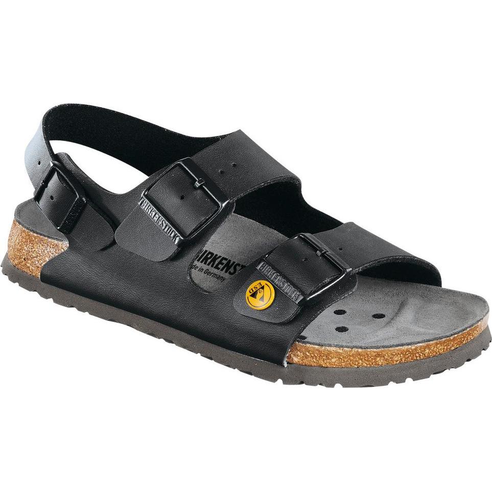 Birkenstock, Sicherheitsschuhe, Milano ESD Sandalen Unisex schwarz schmal 41 (41)