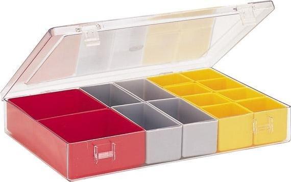 Image du produit Magni Coffret d'assortiment avec couvercle L307xP225xH50 mm avec 14 inserts