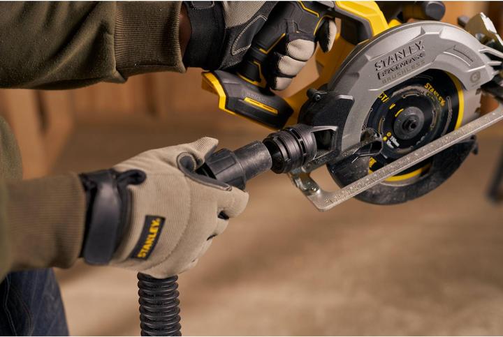 Produktbild Stanley FatMax V20 Akku-Handkreissäge SFMCS550M2K (18V, 4.0Ah, bürstenlos, werkzeuglose Schnitttiefe