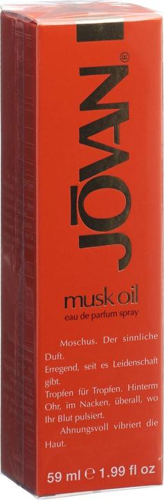 Actual product image Jovan Musk Oil Woman Eau de Parfum (Eau de parfum, 59 ml)