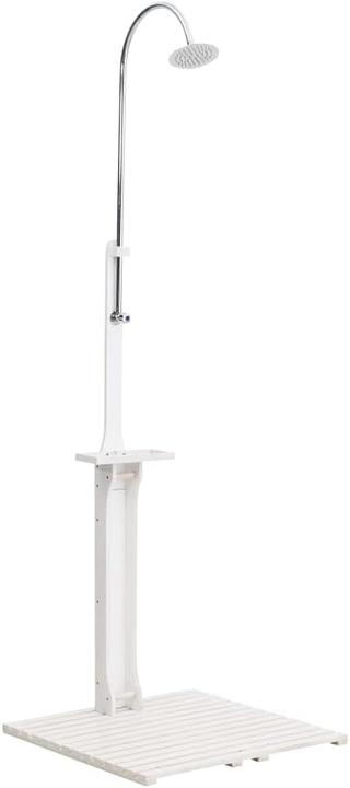 vidaXL Gartendusche mit Bodenelement und Duschkopf