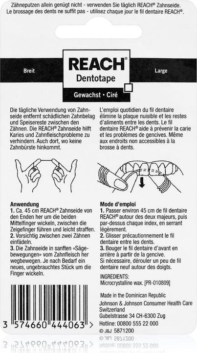 Image du produit Johnson & Johnson Dentotape (100 m)