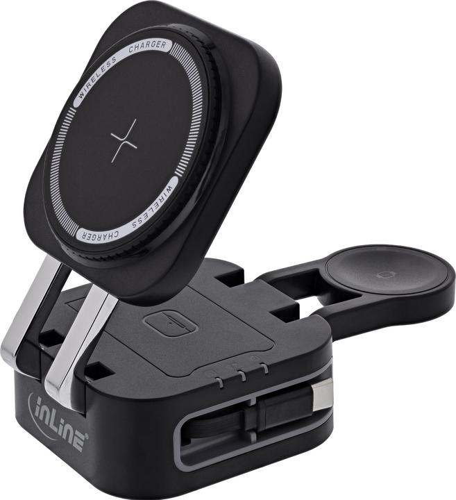 Produktbild InLine 3in1 Wireless Charger (15 W)