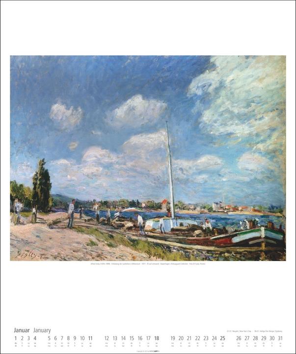 Produktbild Impressionismus Kalender 2026 (46 x 55 cm)