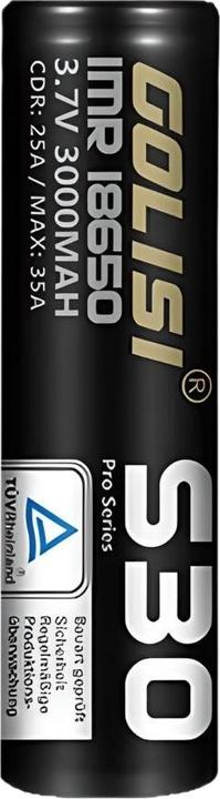 Immagine prodotto Golisi Batteria S30 18650 (1 pz., 18650, 3000 mAh)