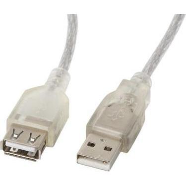 Lanberg Scheda Usb 2.0 Am-Af Ferryt 5M (5 M, Usb 2.0), Cavo Usb