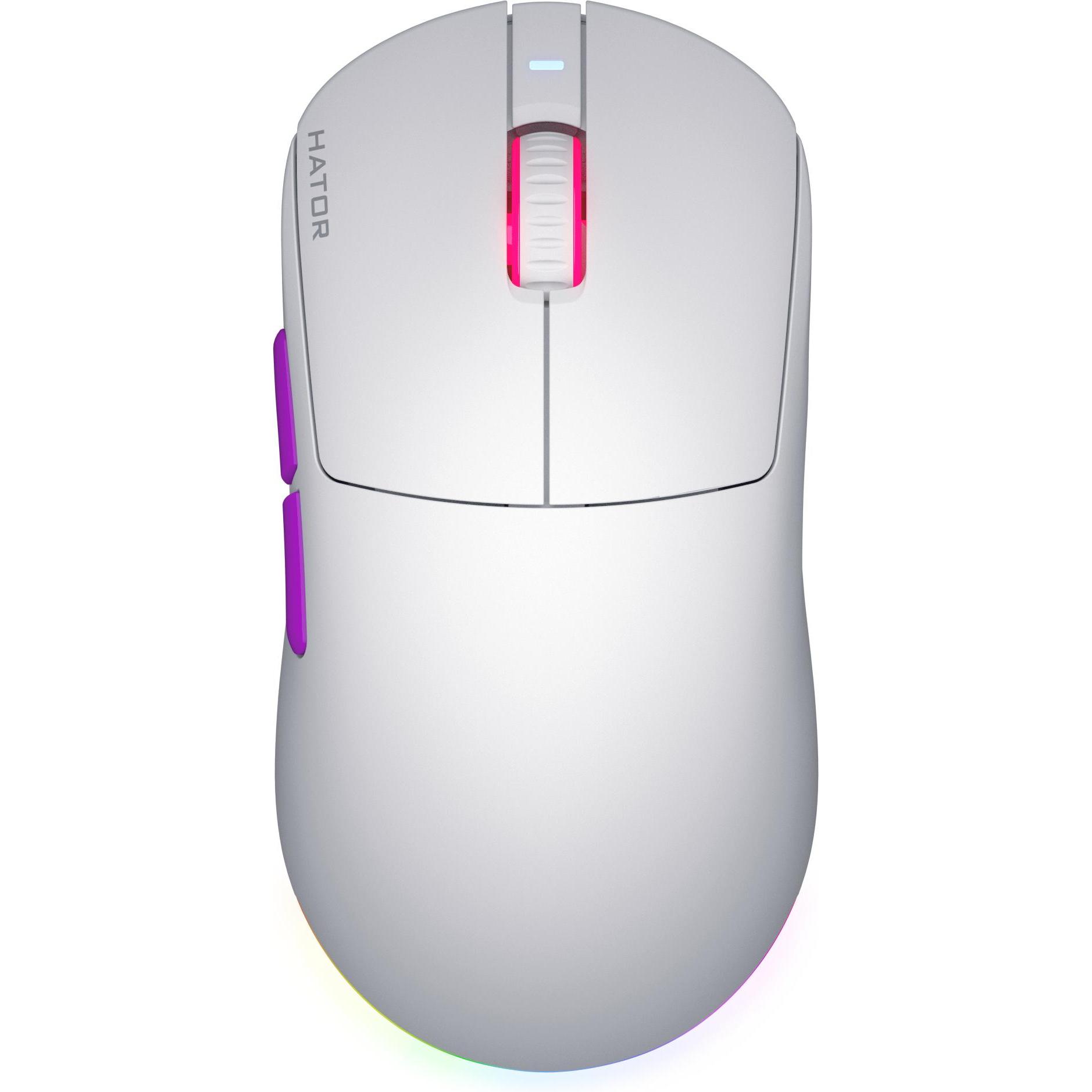 Hator Quasar 3 Ultra 8K Wireless (Kabellos), Maus, Weiss