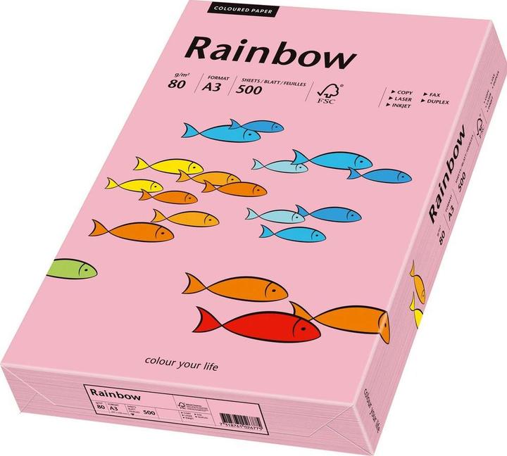 Actual product image Rainbow Copy paper colored A3 (A3, 500 Sheets, 80 g/m²)