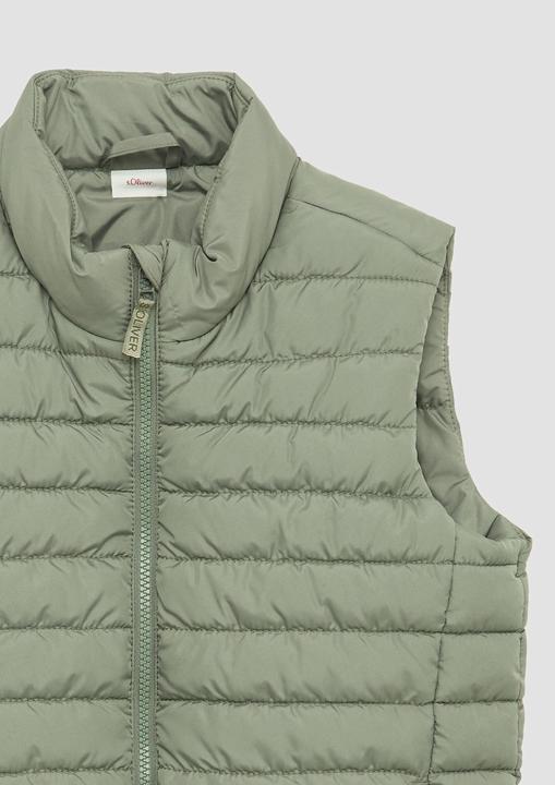 Actual product image S.Oliver Outdoor-Weste Steppweste mit Stehkragen (146, 152)
