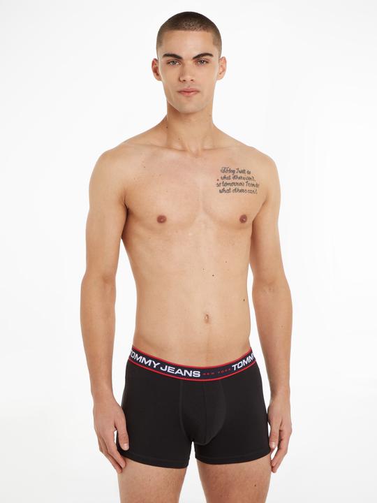 Produktbild MGA 3 Paar Boxerhöschen Für Herren Trunk Schwarz/Creme/Blau (XL, 3er Pack)