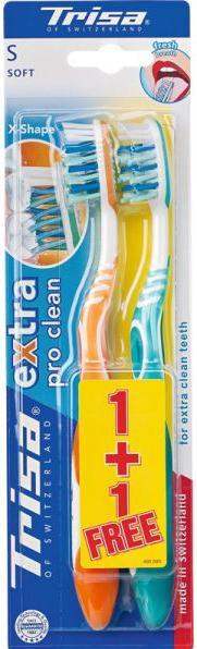 Actual product image Trisa Toothbrush Extra Duo soft (Soft, 2x)