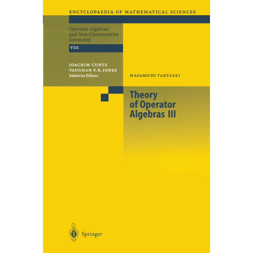 Theory of Operator Algebras III, Fachbücher von Masamichi Takesaki