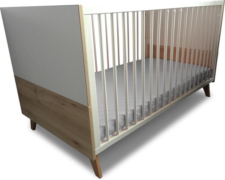 Actual product image Aspero Children's fitted sheet in organic cotton RIGA (60 x 120 x 14 cm)