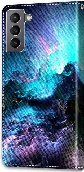 Actual product image Cover-Discount Galaxy S22 - Leather Case Cover Nebula (Samsung Galaxy S22)