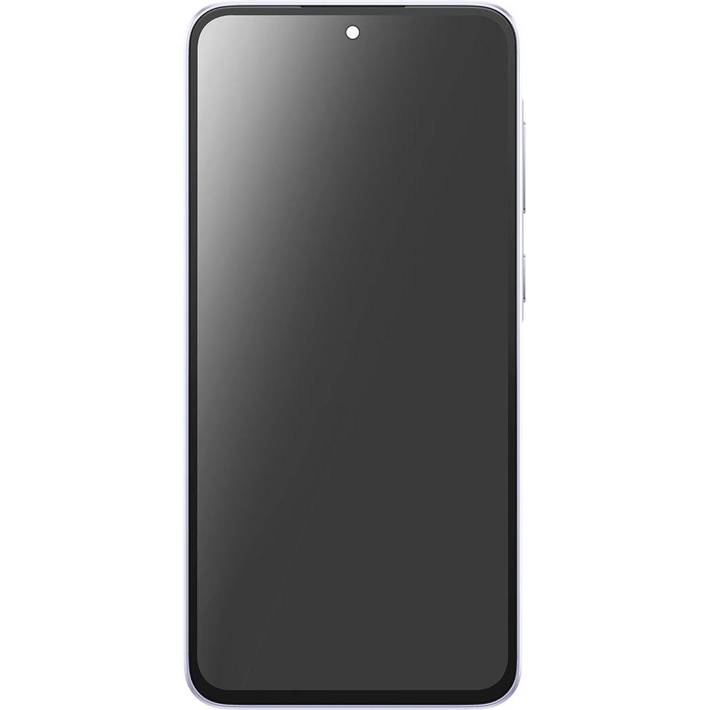 Samsung LCD + Touchglas mit Chassis (Display), Mobilgerät Ersatzteile, Violett