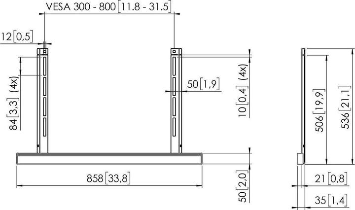 Produktbild Vogels Rise A111 Accessory Adapter For