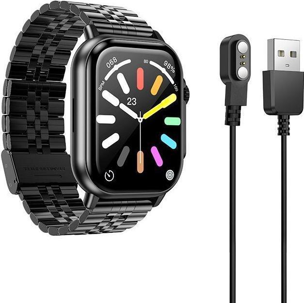 Actual product image Hoco Other Computer Accessory Smartwatch 2,02" TFT with call function DYD02 black
