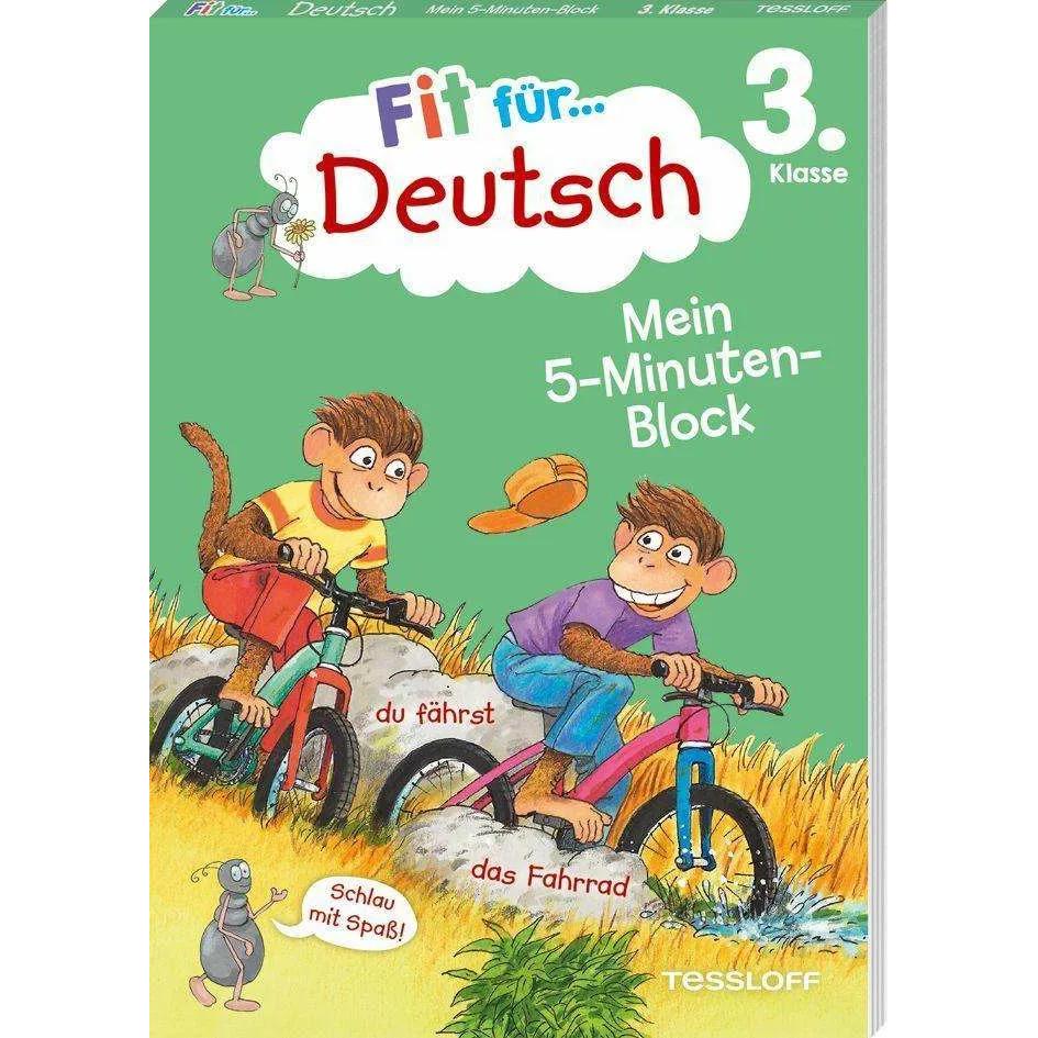 Fit für Deutsch 3. Klasse. Mein 5-Minuten-Block, Schulbücher von Werner Zenker, Guido Wandrey