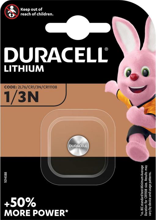 Actual product image Duracell Lithium (1 pcs., CR1/3N, 160 mAh)
