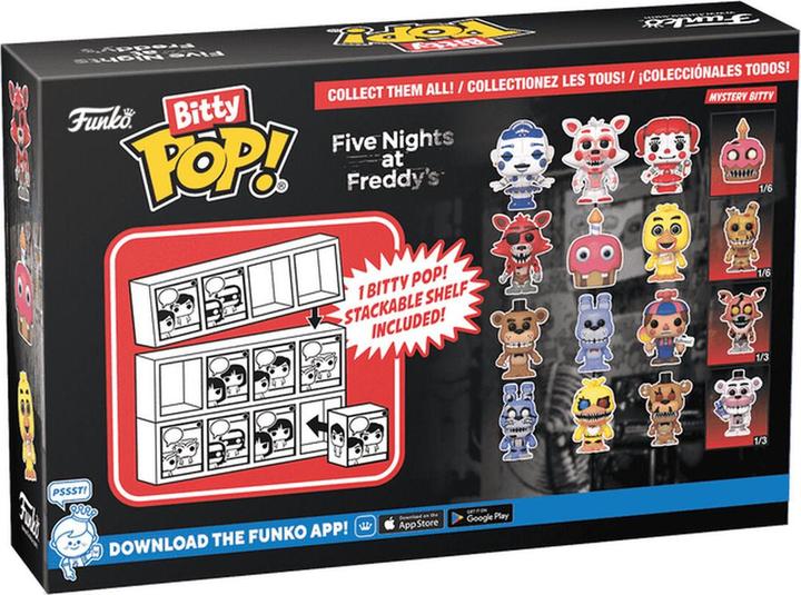 Produktbild Funko Bitty POP! Five Nights at Freddy's (FNAF) Und Eine Überraschungs-Mini-Figur - 0.9 Inch (2.2 cm