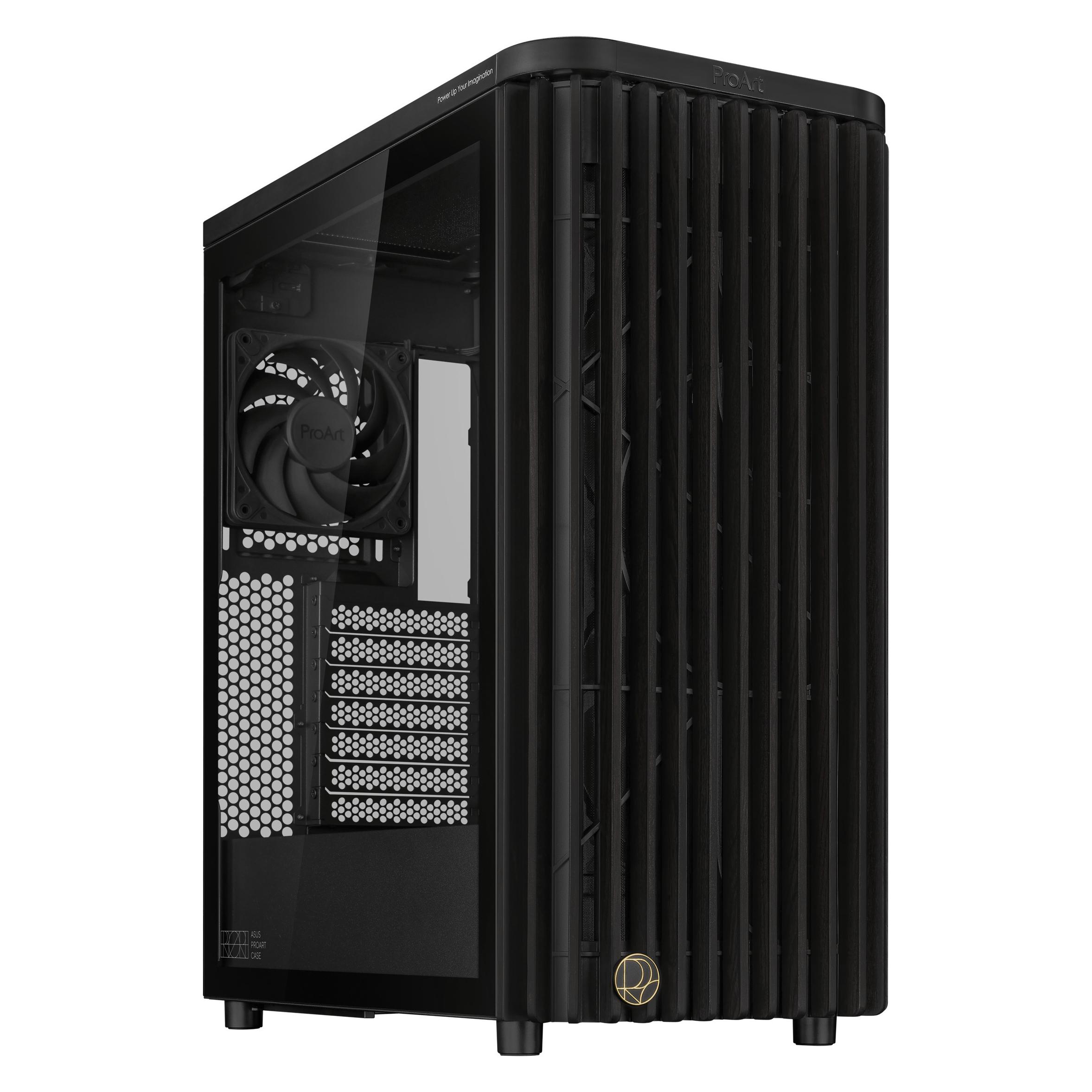 ASUS ProArt PA401 Wood Edition (ATX, mATX, Mini-ITX), PC Gehäuse, Schwarz
