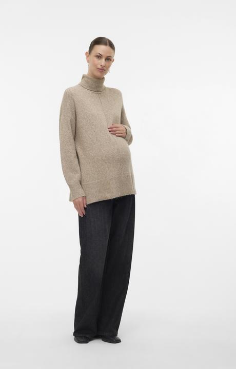 Immagine prodotto Vero Moda Maternity Normal geschnitten Rollkragen Pullover Strickpullover (XL)