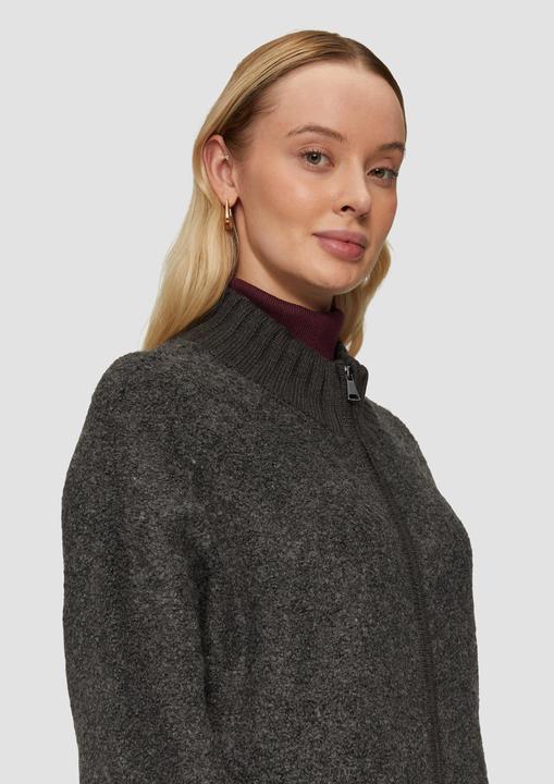 Produktbild S.Oliver Strickjacke Strickjacke aus Bouclé aus im Wollmix (S, M)