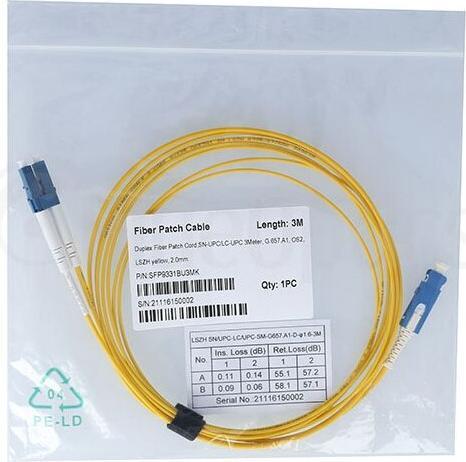 Produktbild BlueOptics Duplex LWL Patchkabel SN-UPC/LC-UPC Singlemode 3 Meter (3 m)