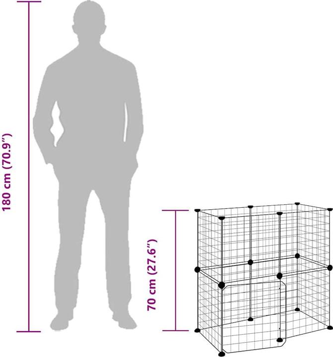 Produktbild vidaXL Haustierkäfig