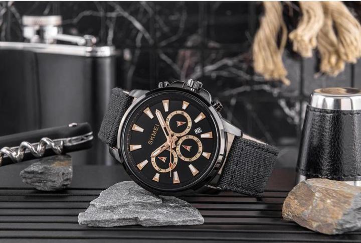 Produktbild Skmei 2071LBKBK Herrenuhr + BOX (Analoguhr, Chronograph, 43 mm)