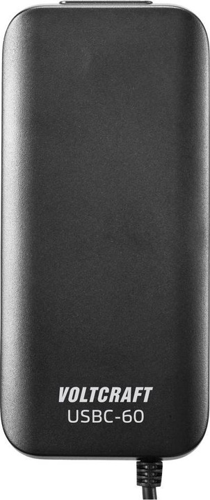 Produktbild Voltcraft USBC-60 USB-Ladegerät 60 W 5 V, 9 V, 12 V, 15 V, 20 V 3 A USB Power De (60 W)