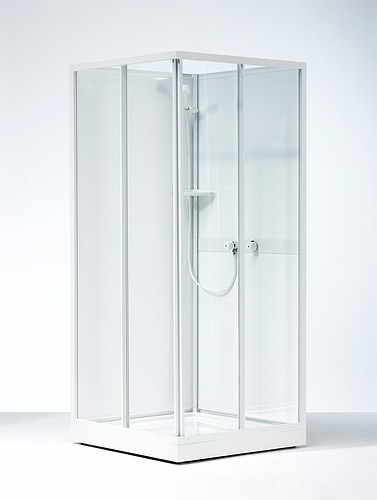 Geberit Ifö Next NKH 80x80cm - kabineoverdel. eksl. underdel