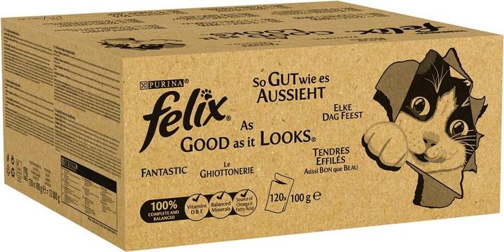 Felix Jumbopack "As good as it looks" Mix Package (120 pcs., 100 g)