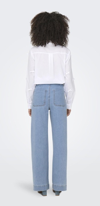 Actual product image Only ONLMADELINE Hohe Taille Weiter Beinschnitt Jeans Jeans mit weitem Bein (32)