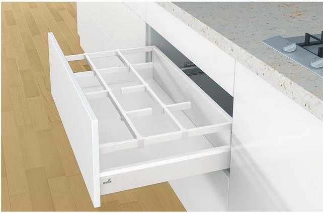 Produktbild Hettich Querreling / Reling für Aluminiumfront ArciTech / OrgaStore 40 (1 Stk.)