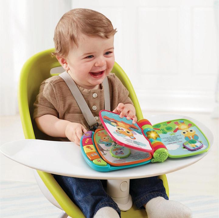 Image du produit VTech Jouet musical Mon premier livre de chansons bleu -FR- (Français)